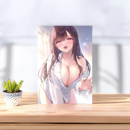 Premium Anime Photo Print with ECCHI - 真白しらこ [SFW] Ver2