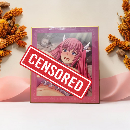 Premium Anime Paper Color Board Art Print with ECCHI - 王女&女騎士 [NSFW] Ver3